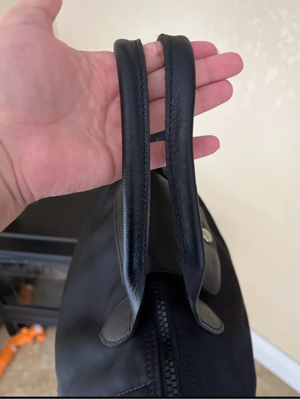 Longchamp Black Le Pliage Tote